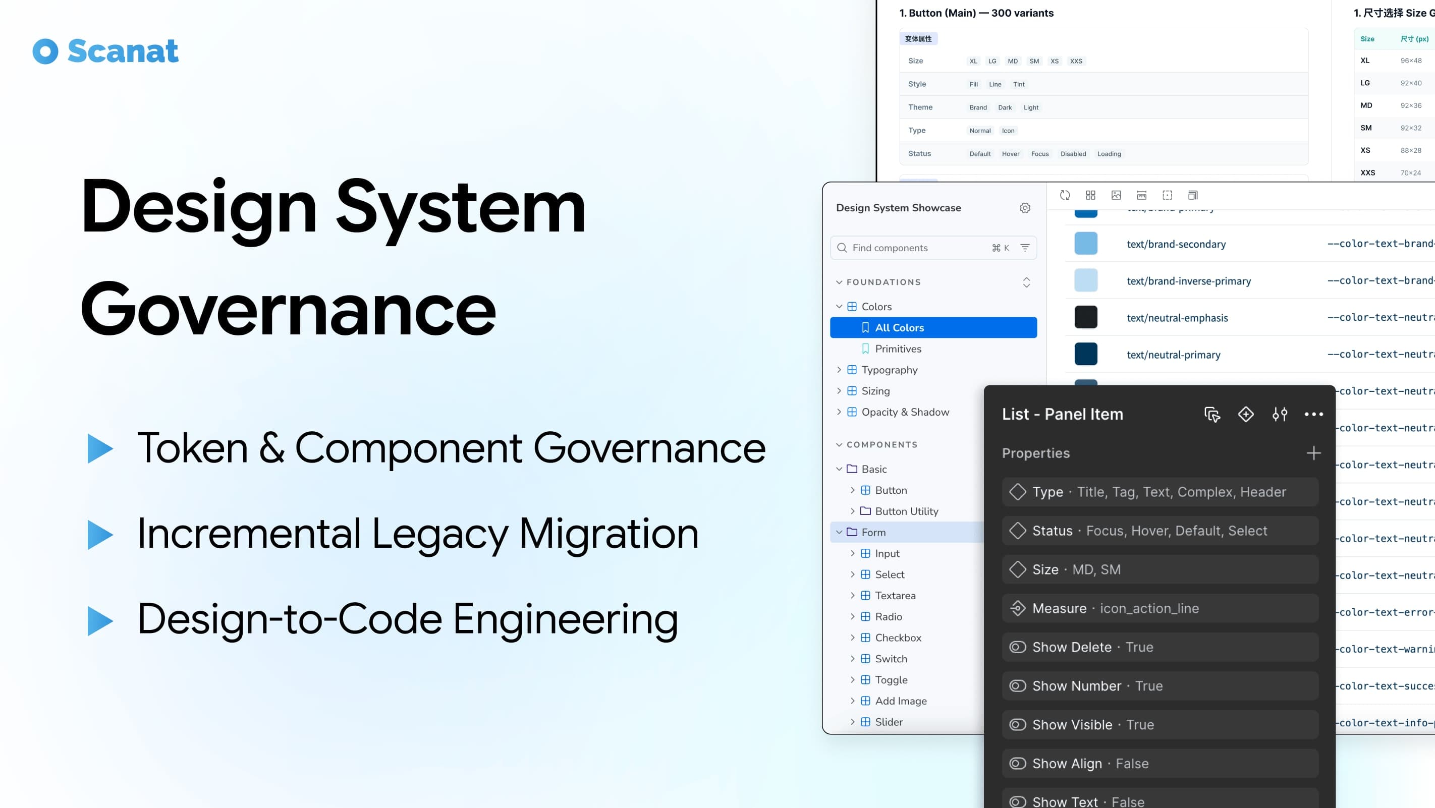 Scanat — Design System Governance & Design-to-Code 